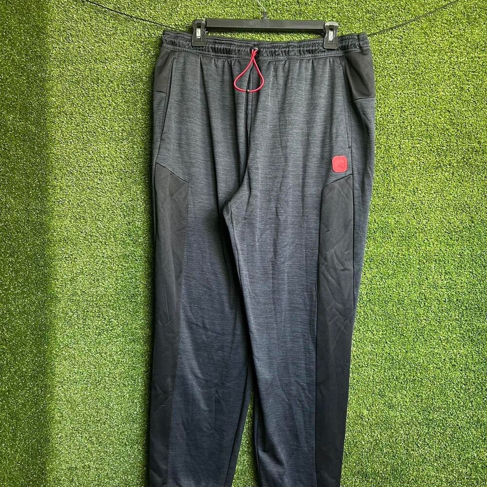 And1 Men's Grey and Black Joggers-tracksuits